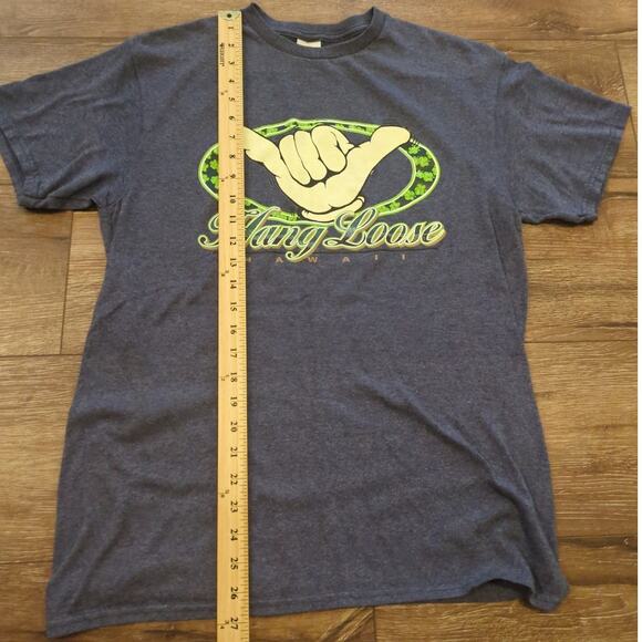 Hawaii Hang Loose Adult Medium Shirt Graphic Maui Surf Skate Four Leaf Clover - Picture 4 of 6